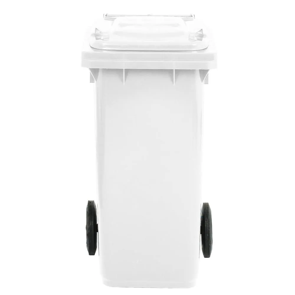 Bidone Per Raccolta Differenziata Carrellato 120 LT in PEHD Con Ruote Silenziose - immagine 3