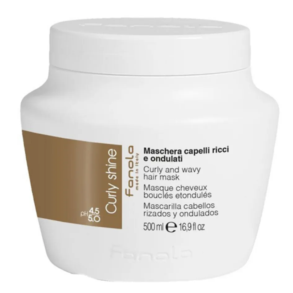 FANOLA CURLY SHINE Maschera per Capelli Ricci e Ondulati 500ml
