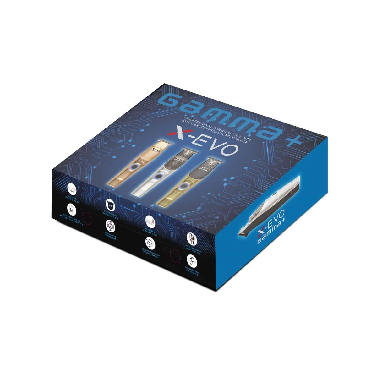 GAMMAPIU’ X-EVO Clipper Con Motore Magnetico Lama in Carbonio - immagine 2